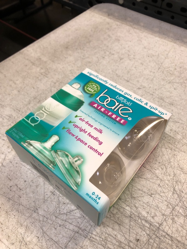 Photo 2 of Bittylab Bare Air-Free 4oz Single. Anti-Reflux, Anti-Colic, Anti-Gas, Fuss or Sleep Troubles. 0-6 Months. Perfe-Latch for breastfed Babies & Easy-Latch for Bottle-fed Babies. Easy Instructions. 1 Count (Pack of 1)