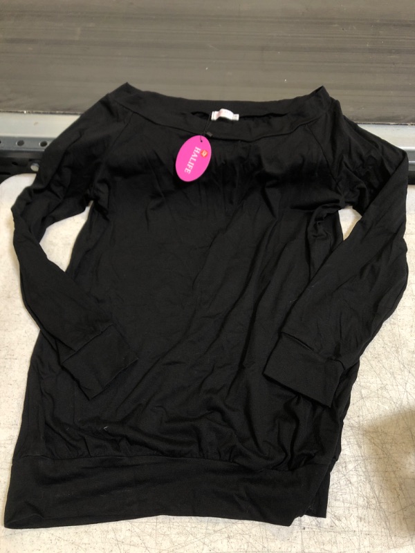 Photo 1 of Black Off The Shoulder Long Sleeve medium