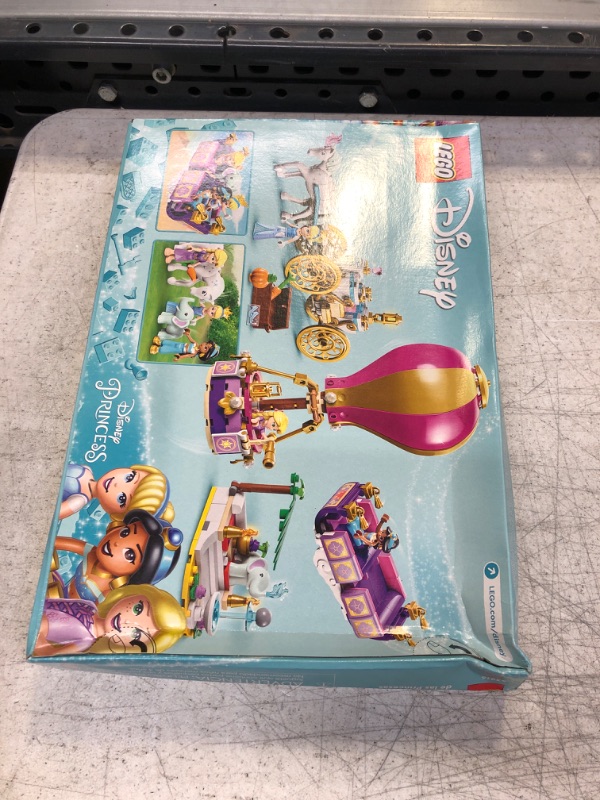 Photo 1 of LEGO Disney Princess Enchanted Journey 43216 Building Set - 3in1 Playset with Cinderella, Jasmine, Rapunzel Mini Dolls, Toy Horse & Carriage, Hot Air Balloon, Gift for Girls, Boys, and Kids Ages 6+