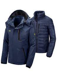 Photo 1 of Men's 3-in-1 Down Jacket Waterproof Warm Winter Coat Ski Jacket Alpine Pro Down. XXL
