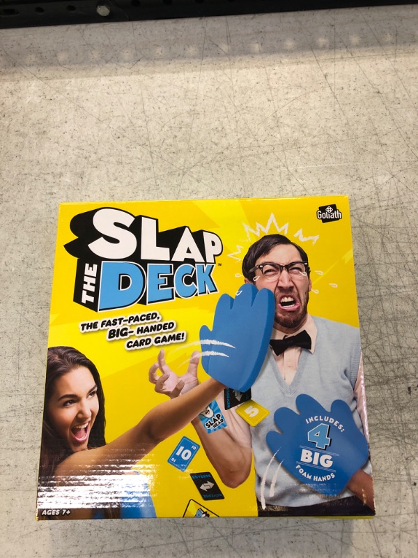 Photo 2 of Goliath Slap The Deck Game - Fast-Paced Card Game with Big Foam Hands - Ages 7 and Up, 2-4 Players