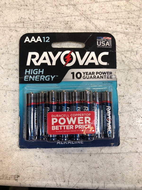 Photo 2 of Rayovac Alkaline AAA Batteries