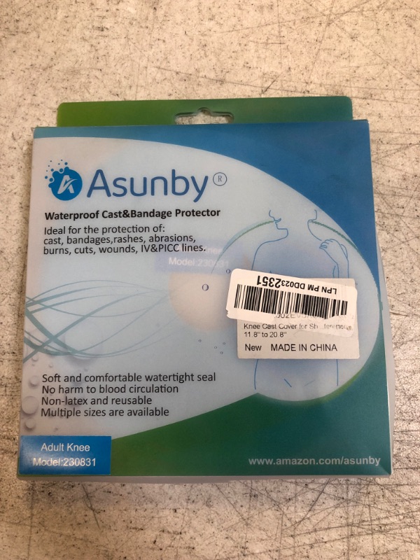 Photo 1 of Asunby Waterproof Shower Cast and Bandage Protector Adult Knee Model 230831
