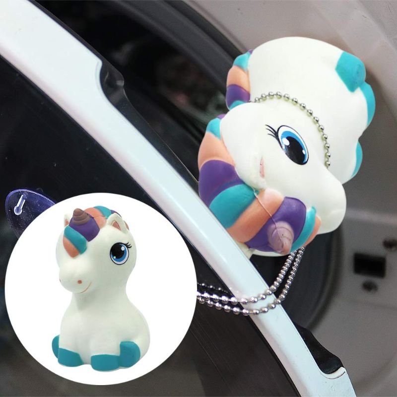 Photo 1 of (Colorful White) Cute Unicorn Door Post of Washing Machine, Washer Unicorn-Keep Your Washer Air Circulating, Dry and Fresh (2 Count)
