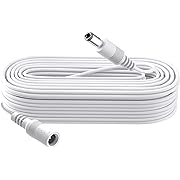 Photo 1 of Security-01 DC 12V Power Extension Cable for CCTV Security Camera DVR Standalone, 33FT(10m) DC Extension Cord 5.5mm x 2.1mm 5521