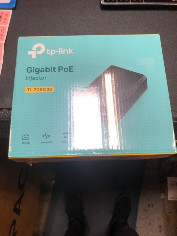 Photo 1 of TP-LINK TL-POE150S POE SPLITTER ADAPTER PLASTIC CASE PLUG AND PLAY