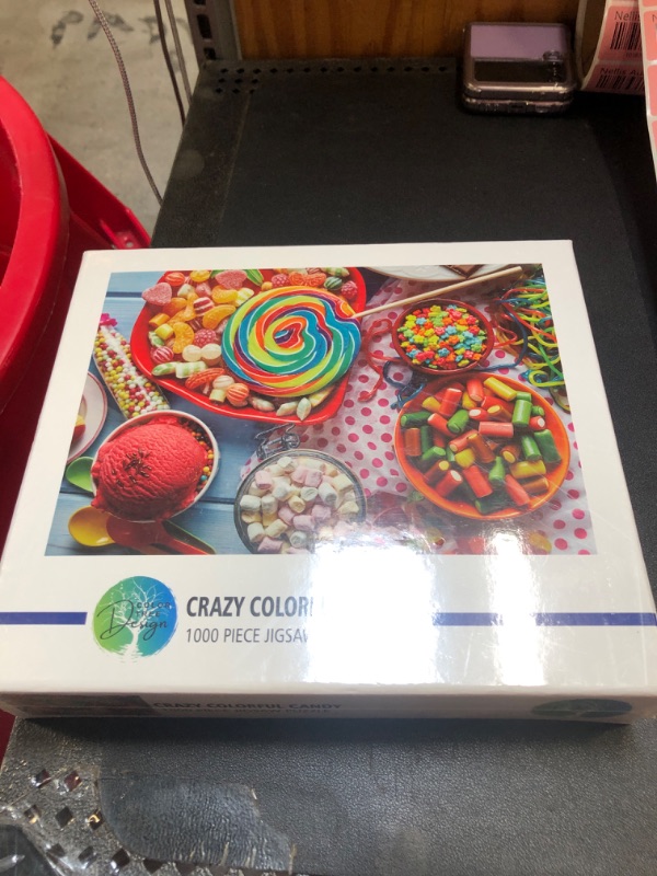 Photo 2 of Color Tree Design Crazy Colorful Candy Puzzles for Adults 1000 Piece - One of The Best 1000 Piece Jigsaw Puzzles Candy - 1000 Piece Puzzle for Adults, Kids, Family Game Night, Theme Puzzles