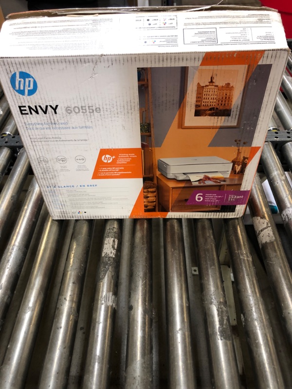 Photo 3 of ENVY 6055e Wireless Inkjet Printer with 6 months of Instant Ink Included with HP+