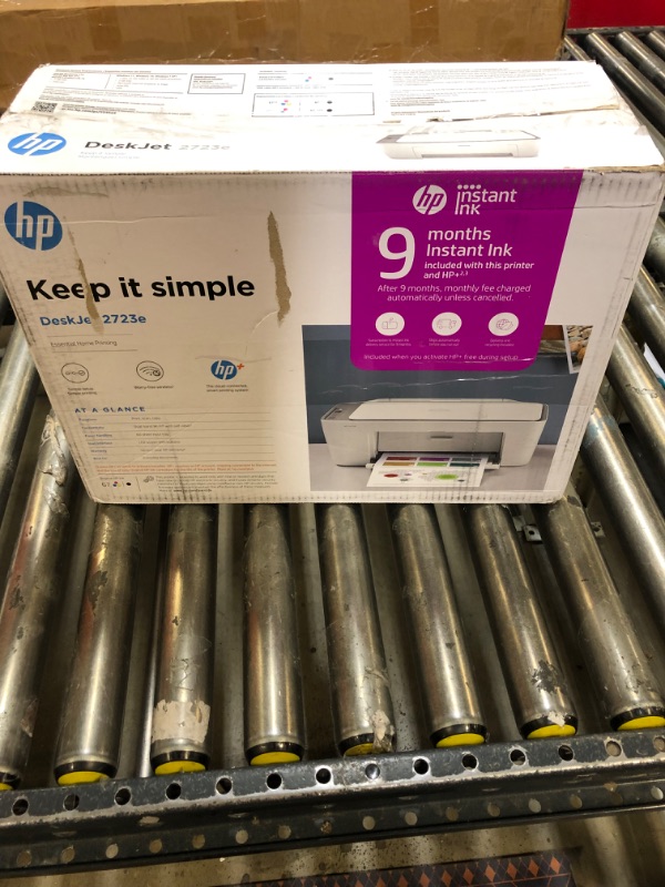 Photo 3 of HP DeskJet 2723e All-in-One Printer with Bonus 9 Months of Instant Ink