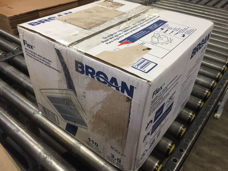 Photo 4 of Broan-NuTone A110 Broan Invent Series ENERGY STAR Certified Single-Speed, Ceiling Room-Side Installation Bathroom Exhaust Fan, 3.0 Sones, 110 CFM, White