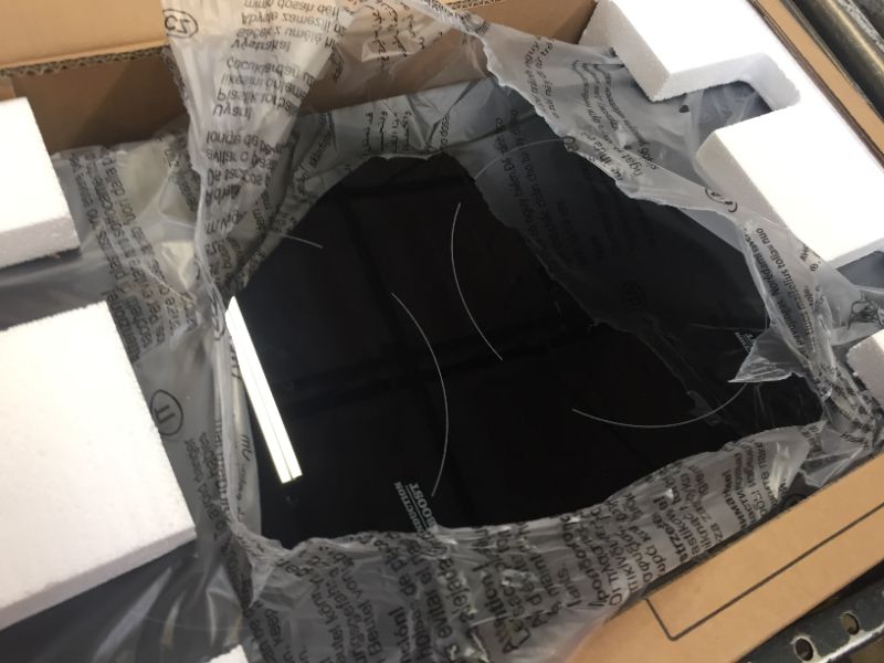 Photo 1 of Induction Cooktop Two 2 Burner, Weceleh 12 Inch Electric Induction Cooktop 220V-240V, 3500W, Built-in Induction Stovetop Hob Burner (NO PLUG), 9 Power Levels, Child Lock, Timer, Power Boost, Black Induction Cooktop - 12 Inch