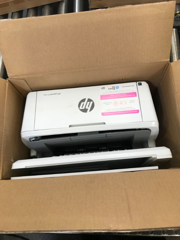 Photo 2 of HP LaserJet MFP M140w Wireless Black and White All-in-One Printer (7MD72F), White New Version: M140w