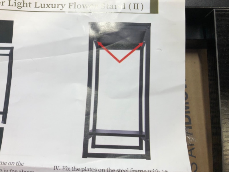 Photo 1 of 2 tier plant stand 