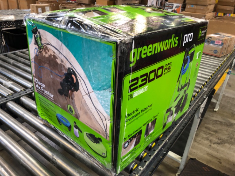 Photo 3 of Greenworks Pro 2300 PSI 2.3-GPM Cold Electric Pressure Washer
