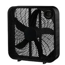 Photo 1 of Utilitech 20-in 3-Speed Indoor Black Box Fan