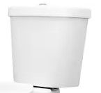 Photo 2 of  1.1 GPF/1.6 GPF High Efficiency Dual Flush Complete Elongated Toilet in White, Seat Included