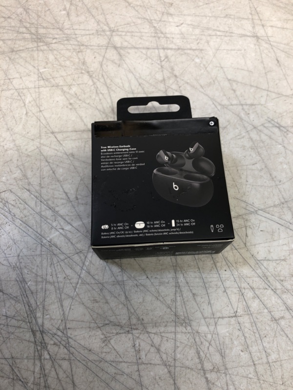 Photo 5 of Beats Studio Buds True Wireless Noise Cancelling Bluetooth Earbuds - Black (FACTORY SEALED)
