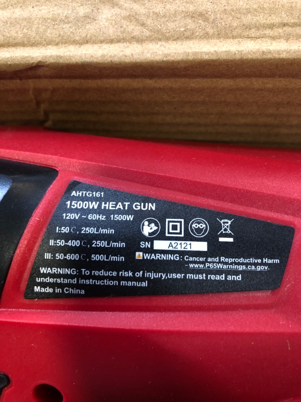 Photo 3 of 1500W HEAT GUN