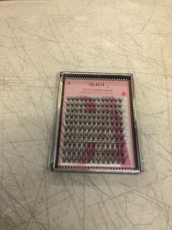 Photo 1 of Lash Clusters, CALAILIS Cluster Lashes 130Pcs Individual Lashes Mega Volume Superfine Brand and Soft DIY Eyelash Extension Natural Look Reusable Wispy Eyelash Clusters (STYLE H11 10-16 MIX)