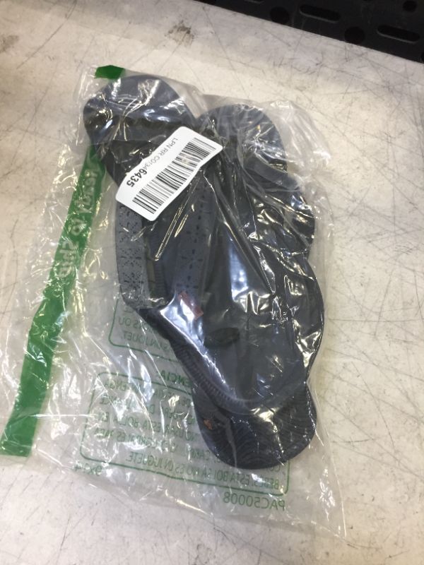 Photo 1 of AX BOXING Flip Flops For Women Thong Sandals Faux Leather Slide Beach Pool Slipper Sandals 10 Aa Black