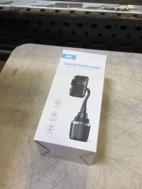 Photo 1 of AHK [12in Upgraded Version] Cup Holder Phone Holder for Car, Universal Adjustable Long Gooseneck Cup Phone Mount for Car, Cup Cradle Mount Compatible with iPhone 13/13 Pro Max/12/Xs S22
