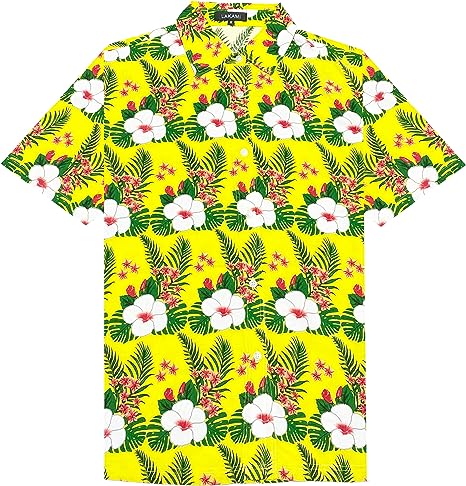 Photo 1 of LAKAMI Women's [SMALL] Short Sleeve Casual Fit 100% Rayon Tropical Hawaiian Floral Shirt
