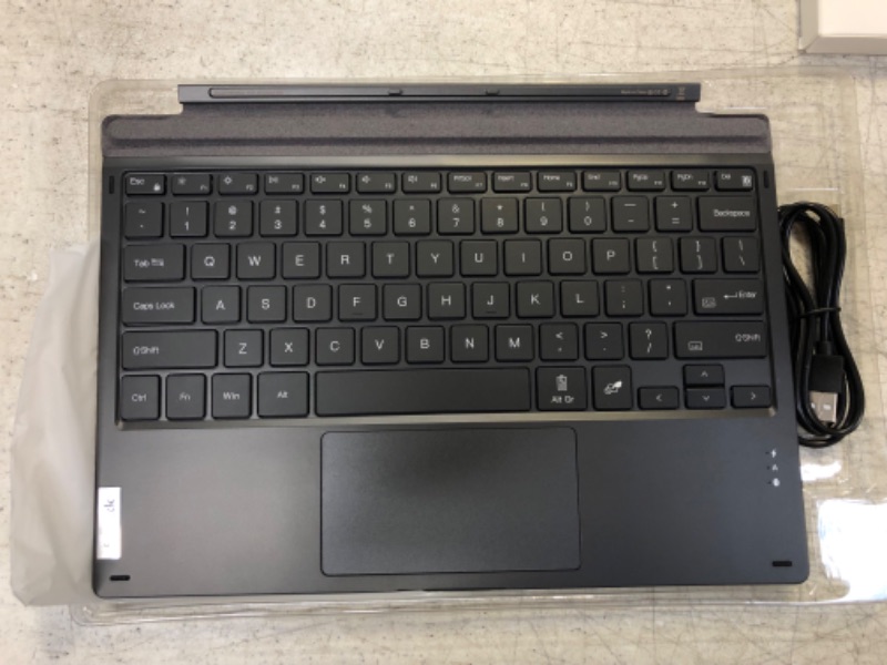 Photo 2 of Inateck Surface Pro 7 Keyboard, Bluetooth 5.0, 7-Color Backlight, Compatible with Surface Pro 7/7+/6/5/4, KB02026 Gray 12.3 in