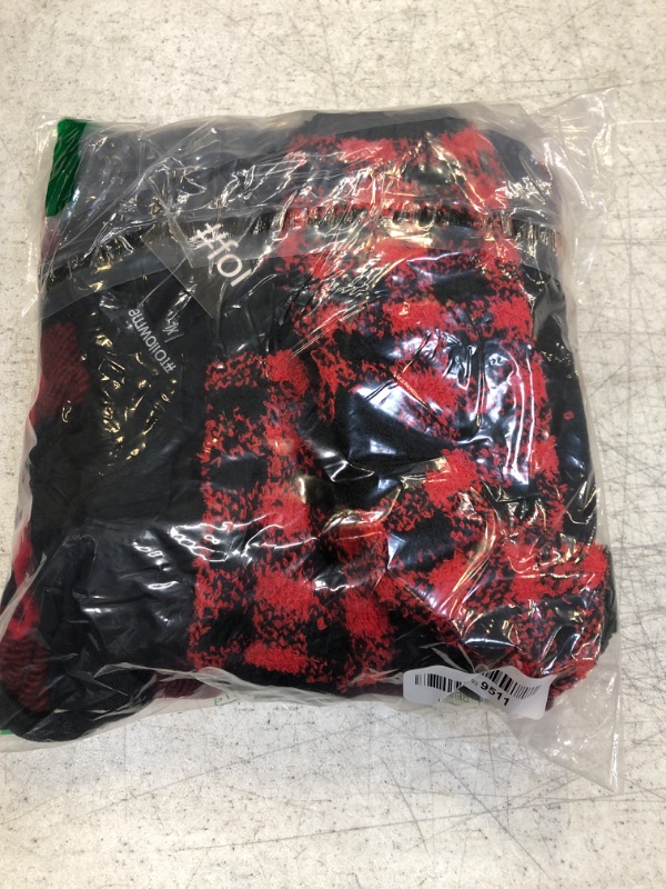 Photo 2 of #followme Matching Family Pajamas Buffalo Plaid Women X-Large Buffalo Plaid