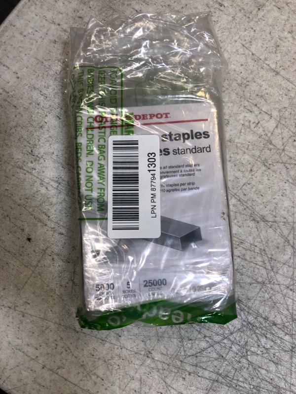 Photo 2 of Office Depot Brand Standard Staples, 1/4in, 5