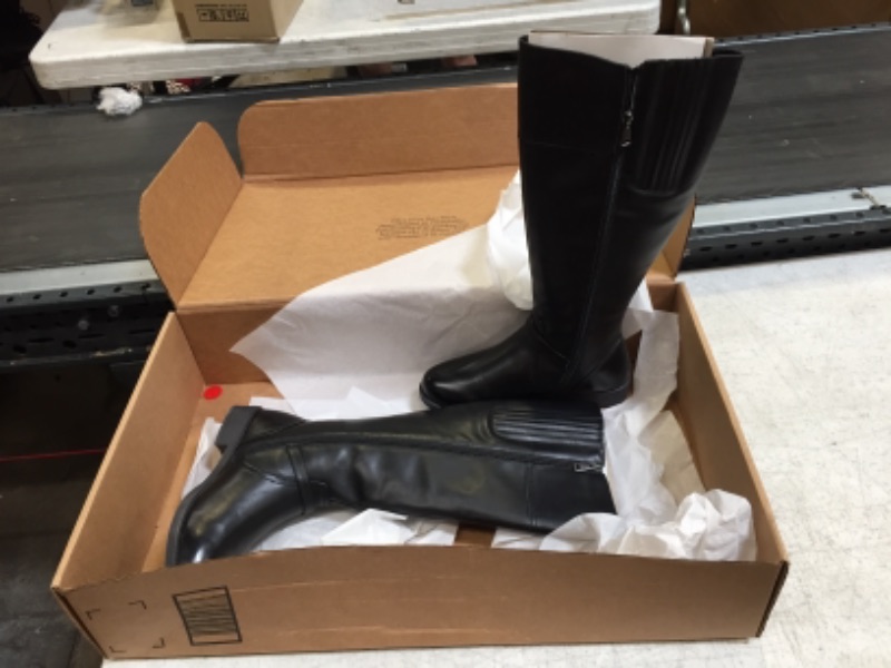 Photo 1 of Black Leather Boots. Size 7.5