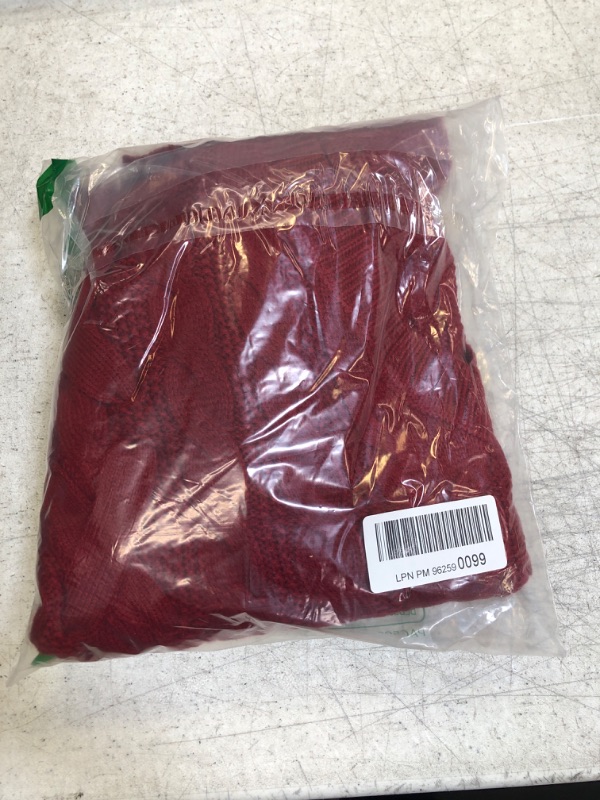 Photo 1 of Burgundy Knitted Sweater Small 