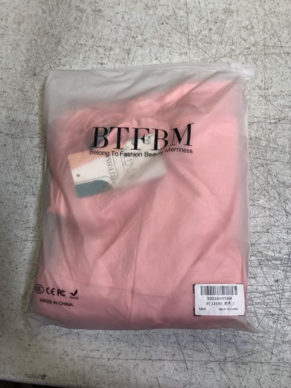 Photo 1 of BTFBM Women's Summer Spaghetti Strap Cocktail Dress Sleeveless Tie Waist Bodycon Split Party Club Beach Midi Sun Dresses Small
