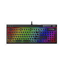 Photo 1 of HyperX Alloy Elite 2 – Mechanical Gaming Keyboard, Software-Controlled Light & Macro Customization, ABS Pudding Keycaps, Media Controls, RGB LED Backlit, Linear Switch, HyperX Red
