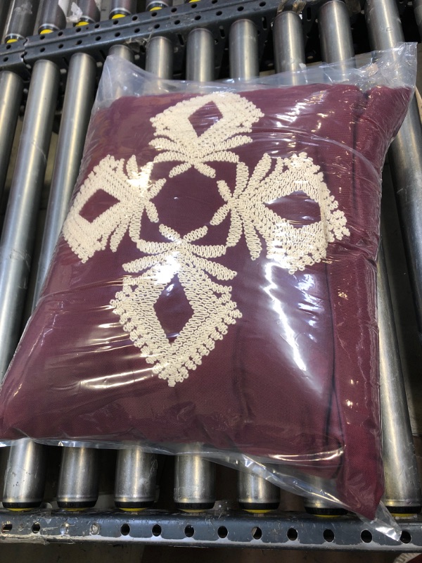 Photo 1 of 20 X 20 INCH DECORATIVE PILLOW, HAS LIQUID STAINS