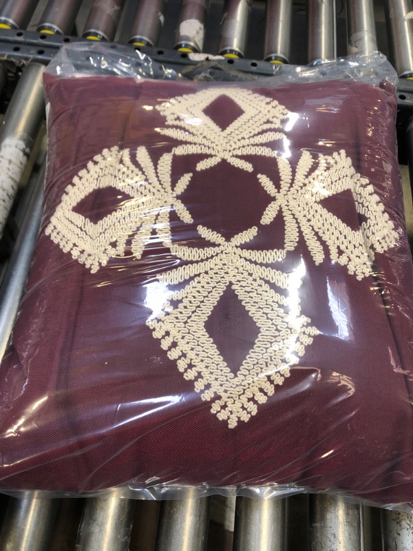 Photo 1 of 20 X 20 INCH DECORATIVE PILLOW, HAS LIQUID STAINS