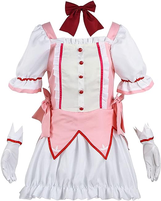 Photo 1 of Bleoavre Womens Magica Homura Akemi Cosplay Costume School Uniform Dress Outfit