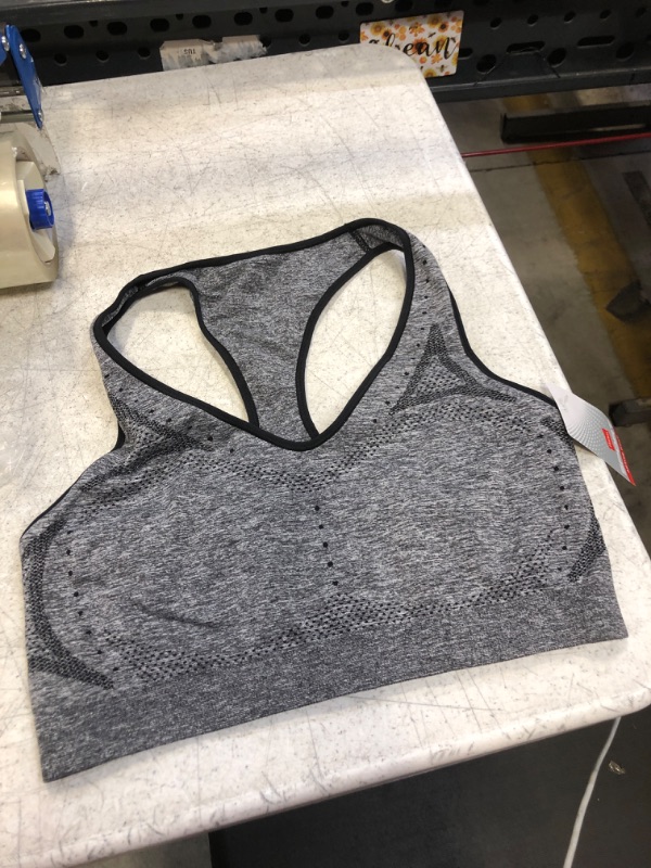 Photo 1 of  HANES WOMENS GREY SPORTS BRA ( SIZE:2XL) 