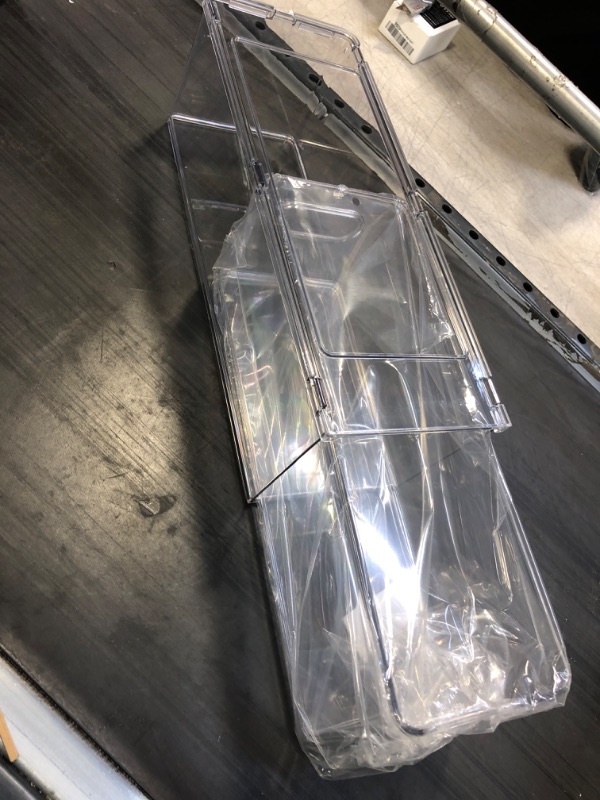 Photo 1 of 13.5"X5" clear plastic storage drawer