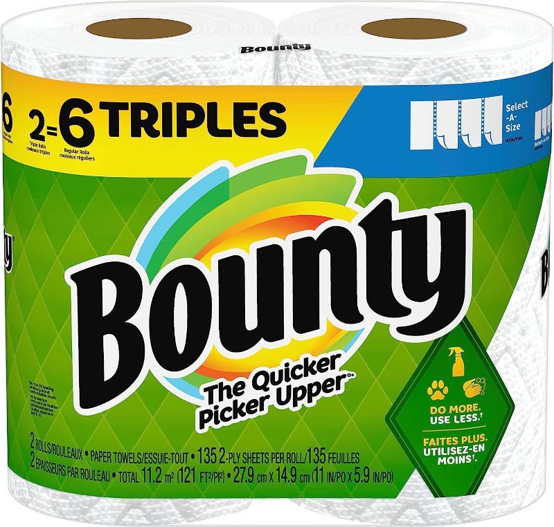 Photo 1 of 2 pack Bounty Select-A-Size Paper Towels