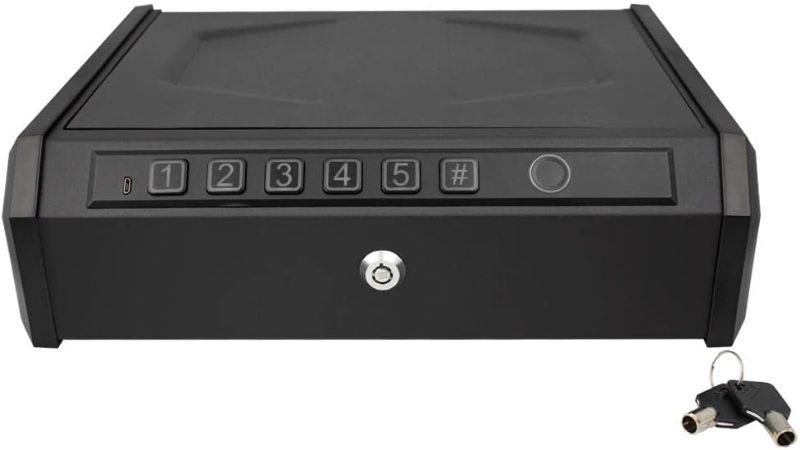 Photo 1 of Your Firearms with our Biometric Safe - Digital Lock Box for Car or Home Security Storage Box Included
