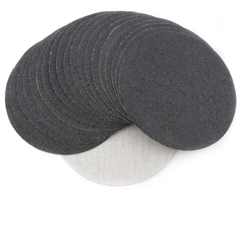 Photo 1 of 20pcs---Sanding Discs 6 Inch,60 Grit Wet Dry Sandpaper,Silicon Carbide Hook and Loop Random Orbital Sander Round Sand Paper by MAXMAN, 