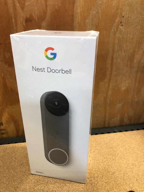 Photo 2 of Google Nest Doorbell (Battery) - Wireless Doorbell Camera - Video Doorbell - Ash, 960x1280 Nest Doorbell - Battery Ash-------------factory sealed 