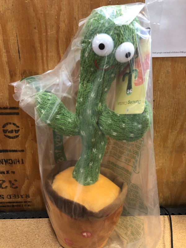 Photo 1 of  Dancing Cactus Baby Toy ----batteries not included 
