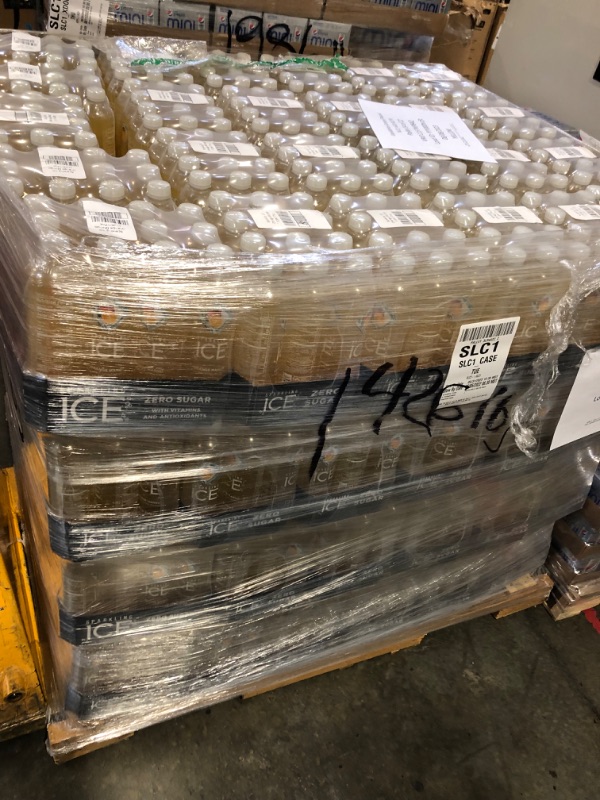 Photo 3 of 1Pallet 100pack  12pcs each -----exp date 06/2022----Sparkling Ice, Orange Mango Sparkling Water, Zero Sugar Flavored Water, with Vitamins and Antioxidants, Low Calorie Beverage, 17 fl oz Bottles 