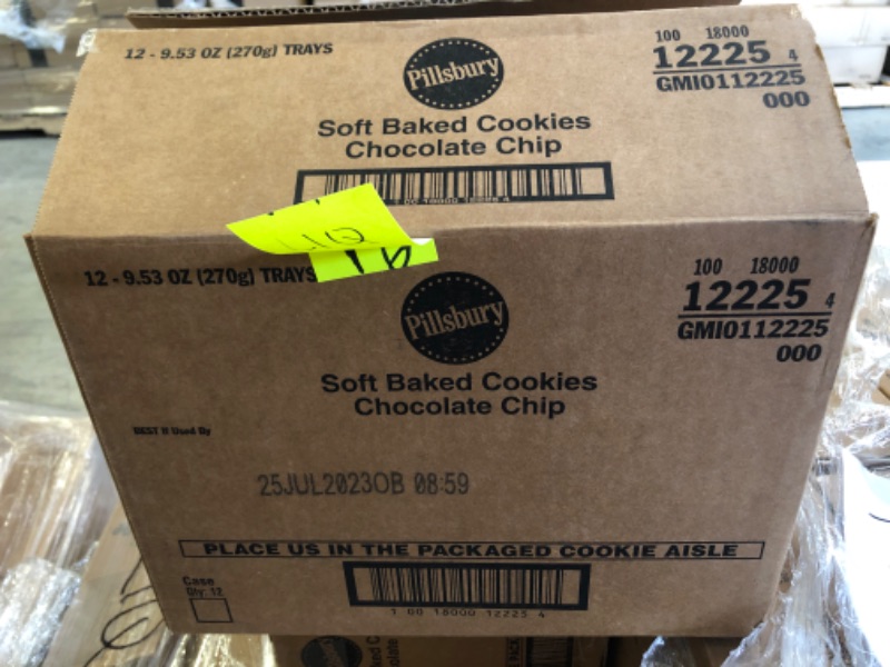 Photo 4 of 12pack---exp date 07/2023------Pillsbury Soft Baked Cookies, Chocolate Chip, 9.53 oz