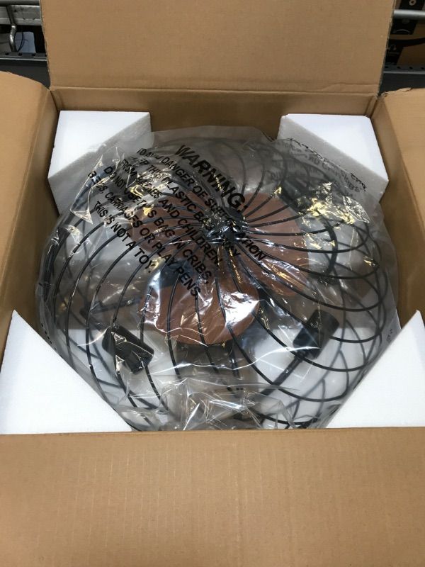 Photo 1 of 20" Caged Ceiling Fans With Lights