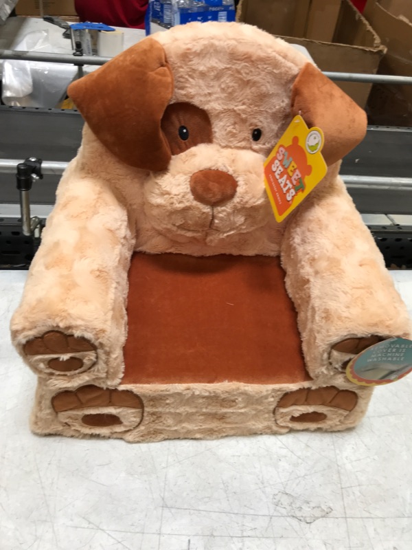 Photo 2 of Animal Adventure | Sweet Seats | Tan Dog Children's Plush Chair