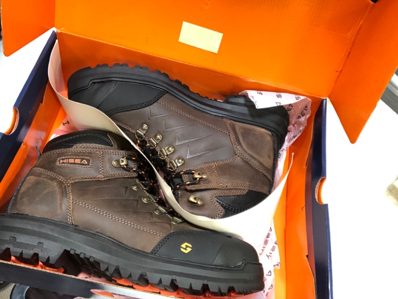 Photo 1 of HISEA SAFETY BOOTS SIZE 9