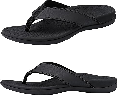 Photo 1 of Everhealth Arch Support Flip Flops for Men Orthotic Sandals, Supportive Walking Toe-Post Sandals, Comfort Arch Flip-Flop Sandal Reduces Stress on Feet, Joints & Back, Foot Pain Relief 
9
