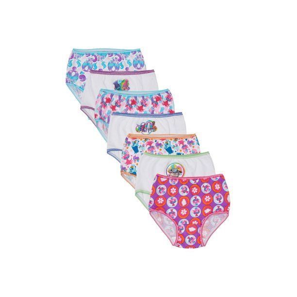 Photo 1 of Trolls Toddler Girl Briefs Underwear, 7-Pack, Sizes 4T
